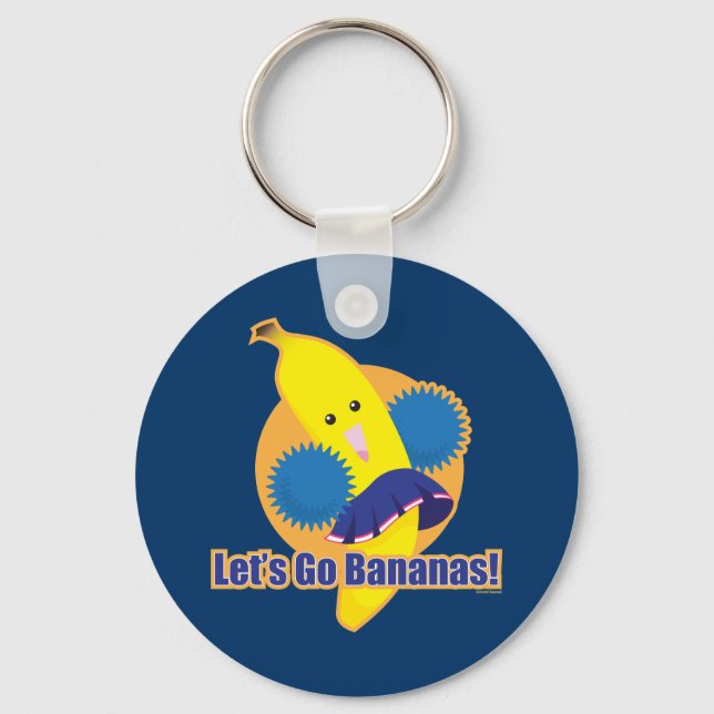 Let's Go Bananas! Keychain (Front)