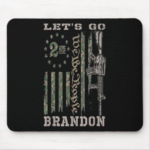 Lets Go Biden 2022 Trump 2024 Brandon We People  Mouse Pad