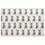 Let's Go! Boston Terrier Dog (black) Funny Fabric