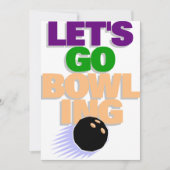Let's go bowling (Front)