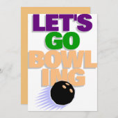Let's go bowling (Front/Back)