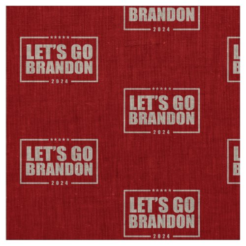 Lets Go Brandon 2024 Fabric