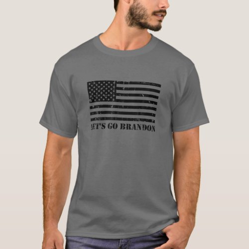 Lets Go Brandon _ American Flag T_Shirt