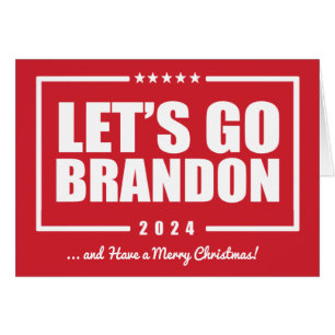 Let's Go Brandon and Have a Merry Christmas Cards