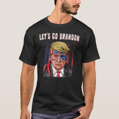 Lets Go Brandon Anti Biden Chant Conservative T_Shirt