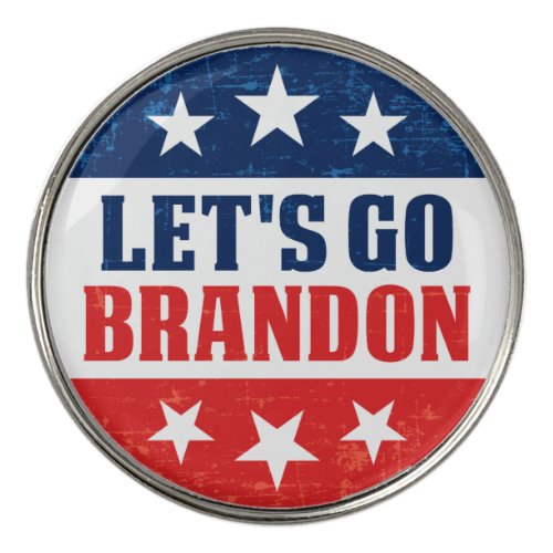 Lets Go Brandon anti joe Biden Pro Trump 2024 Golf Ball Marker
