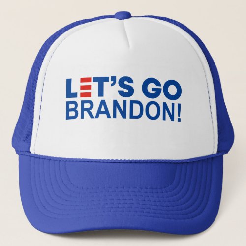 LETS GO BRANDON Anti Joe Biden Trucker Hat