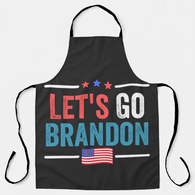 Let's Go Brandon Apron (Front)