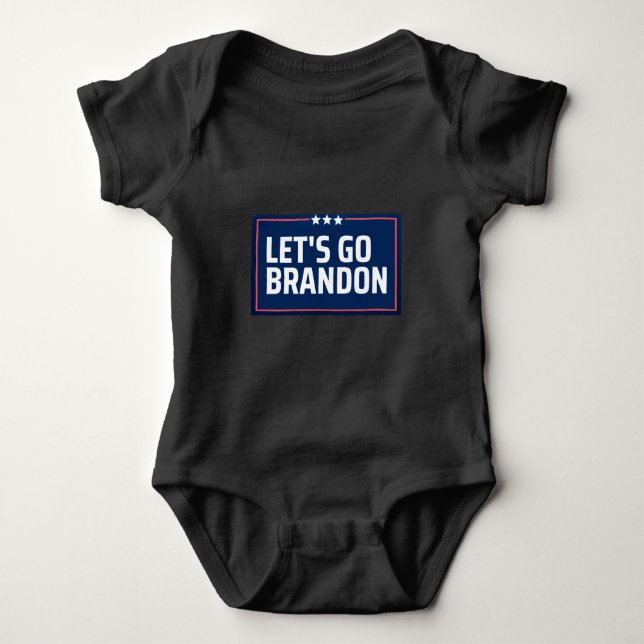 Let's Go Brandon Baby Bodysuit (Front)