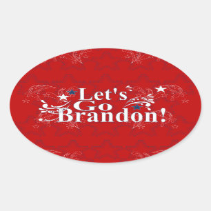 Let's Go Brandon Bandana Stickers