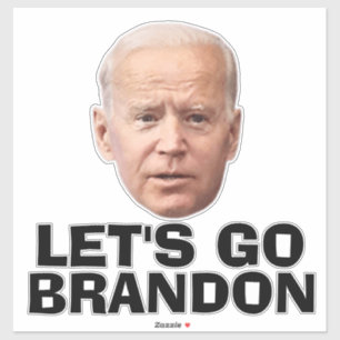 LET'S GO BRANDON BIDEN DIE-CUT STYLE DECAL 4 CAR