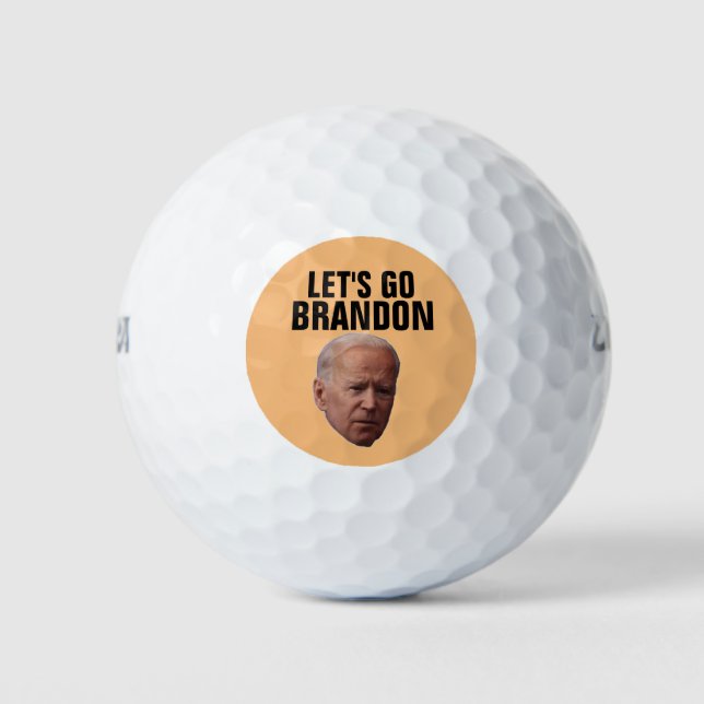 LET'S GO BRANDON! BIDEN GOLF BALLS (Front)