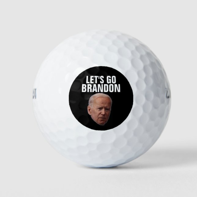 LET'S GO BRANDON! BIDEN  GOLF BALLS (Front)