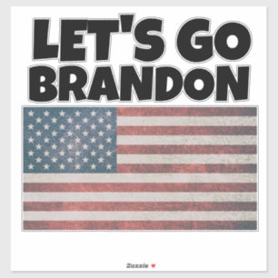 LET'S GO BRANDON BIG DIE-CUT STYLE DECAL 4 CAR