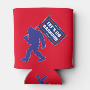 Lets Go Brandon Bigfoot Can Cooler