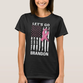 Let's Go Brandon Breast Cancer Awareness Month  T-Shirt