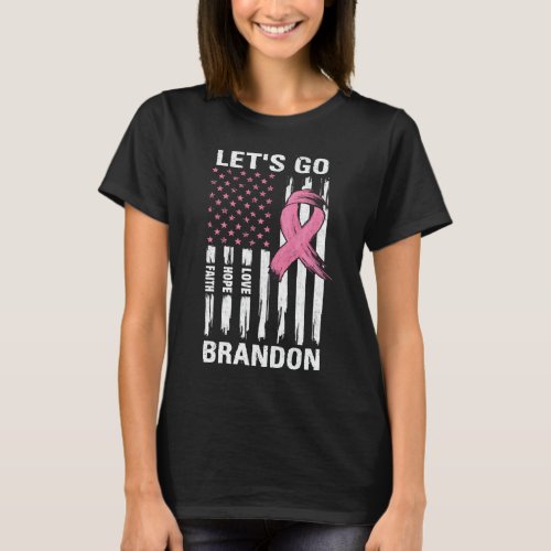 Lets Go Brandon Breast Cancer Awareness Month  T_Shirt