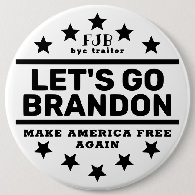 Lets Go Brandon BT  Button (Front)