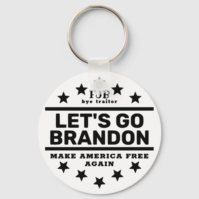 Lets Go Brandon BT  Keychain (Front)