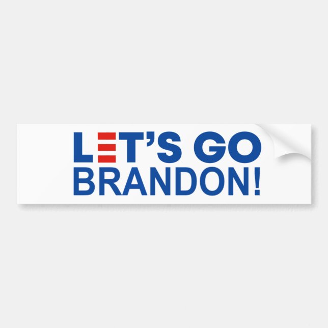 LET'S GO BRANDON! BUMPER STICKER (Front)
