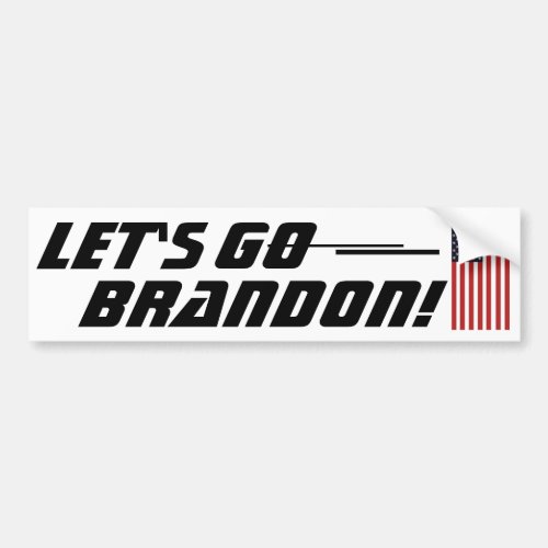 Lets go Brandon Bumper Sticker