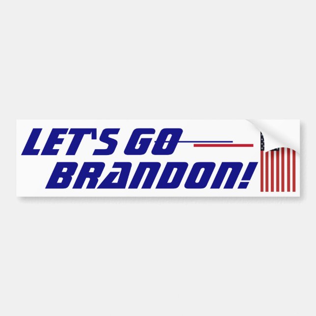 Let's go Brandon Bumper Sticker (Front)