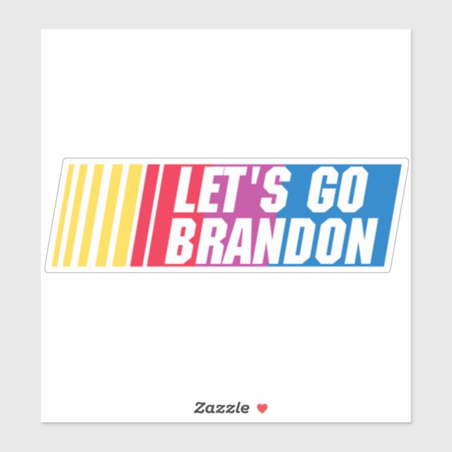 Let's Go Brandon Bumper Sticker (Sheet)