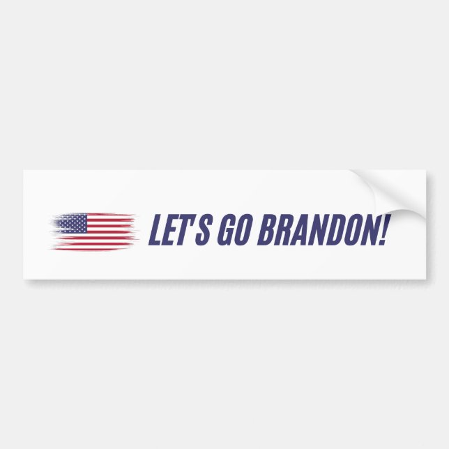 LETS GO BRANDON! Bumper sticker (Front)