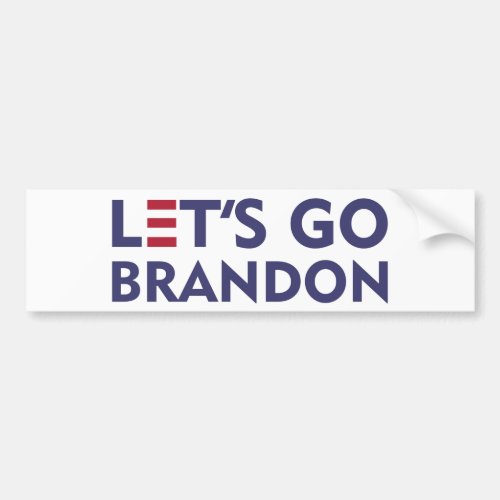 Lets Go Brandon Bumper Sticker
