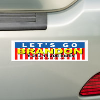 Lets Go Brandon FJB funny anti joe Biden Bumper St Bumper Sticker