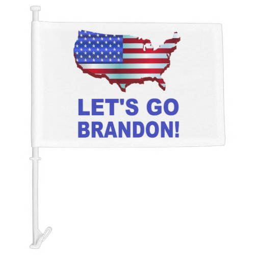 LETS GO BRANDON CAR FLAG