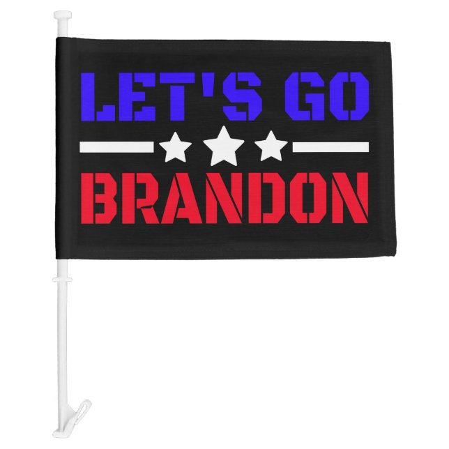 Let's Go Brandon     Car Flag (Front)