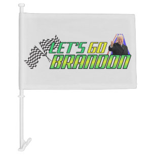 Let's Go Brandon Car Flag