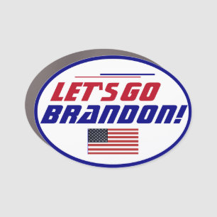 Let's go Brandon Car Magnet