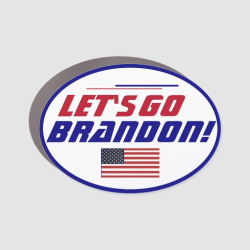 Lets go Brandon Car Magnet