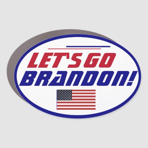Lets go Brandon   Car Magnet