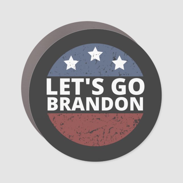 let's go brandon car magnet (Front)