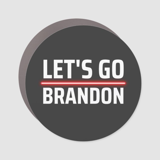 let's go brandon car magnet (Front)