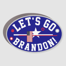 Lets go Brandon Car Magnet