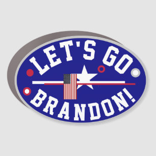 Lets go Brandon Car Magnet