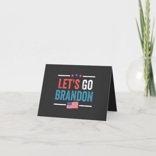 Lets Go Brandon Card