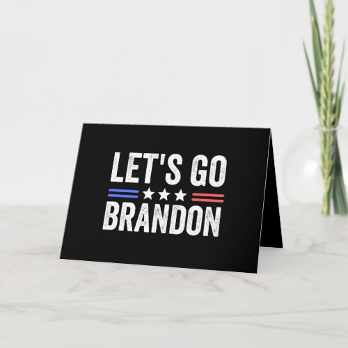 Lets Go Brandon Card