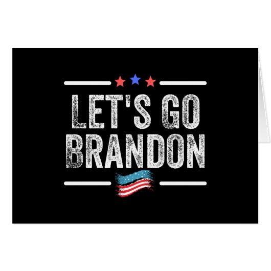 Let's Go Brandon Cards (Front Horizontal)