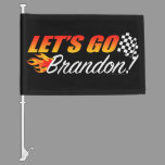 Lets Go Brandon Checkered Flag Flames