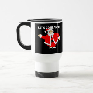 LET'S GO BRANDON CHRISTMAS TRAVEL COFFEE MUG