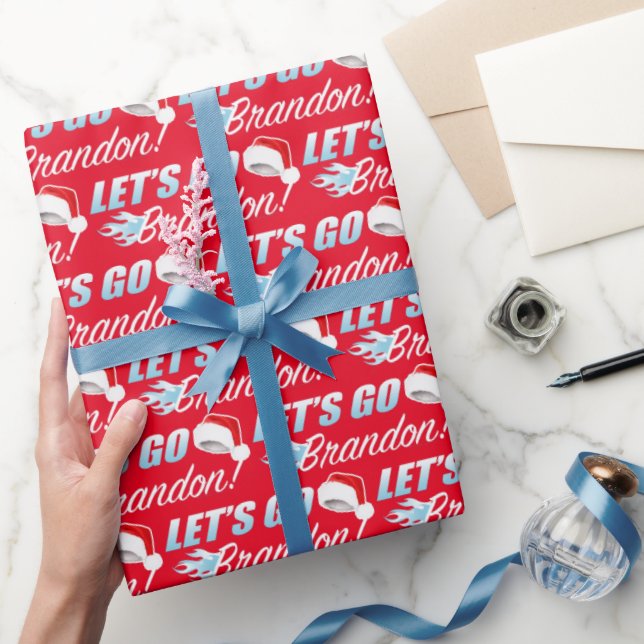 Georgia company sells enough 'Let's Go Brandon'-themed wrapping paper to  cover 8 NFL football fields