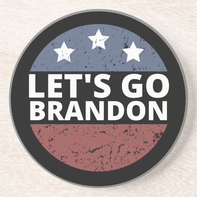 let's go brandon coaster (Front)