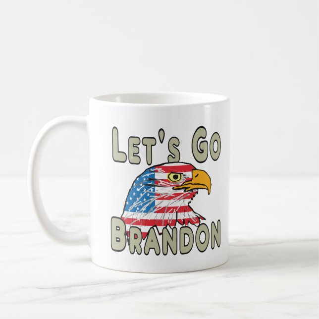 Let's Go Brandon Coffee Mug (Left)