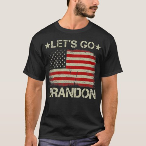 Lets Go Brandon Conservative Anti Liberal America T_Shirt