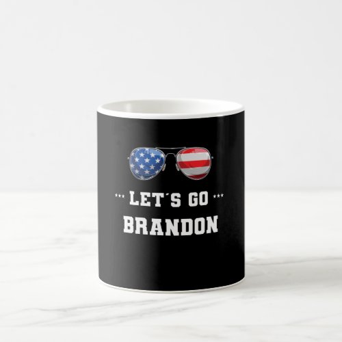 Lets Go Brandon Conservative US Flag JB Coffee Mug